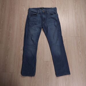 Paige Federal Jeans Mens 31(32x28) Blue Slim Straight Stretch Denim Medium Wash